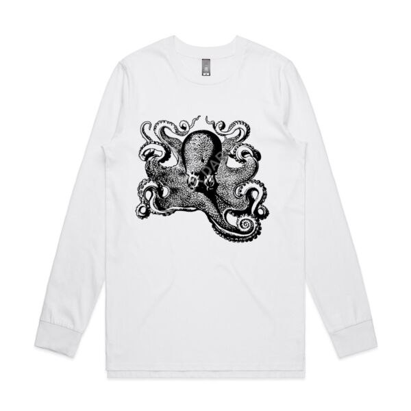 Ambulant Octopus Long Sleeve Cuff Shirt Thumbnail